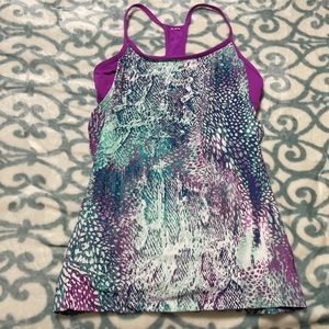 Workout top with built in bra.